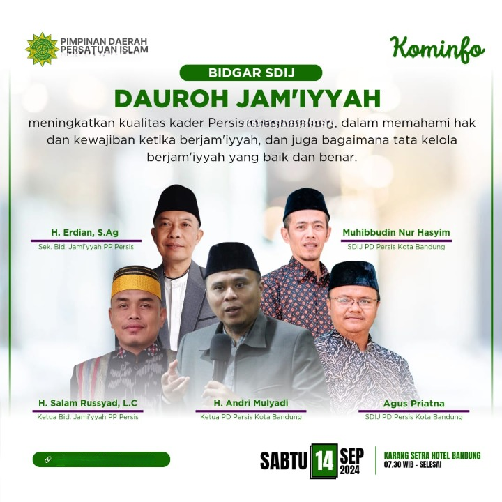 Dauroh Jamiyyah SDIJ PD PERSIS Kabupaten Wonogiri